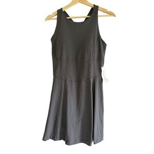 AS Revival Rae‎ Mode Dress Womens Large Gray Athletic Tank Built In Shorts